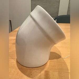 Emile Henry Ceramic Salt Pig White Made In France